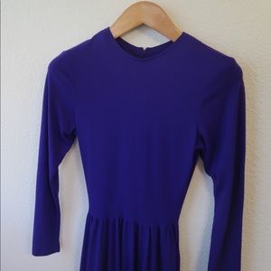 Purple maxi dress. Fantastic color.